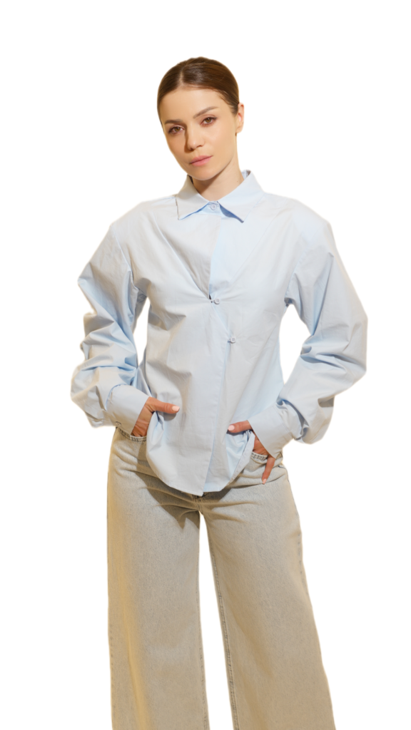 Minimalist Tailored Button-Up Shirt