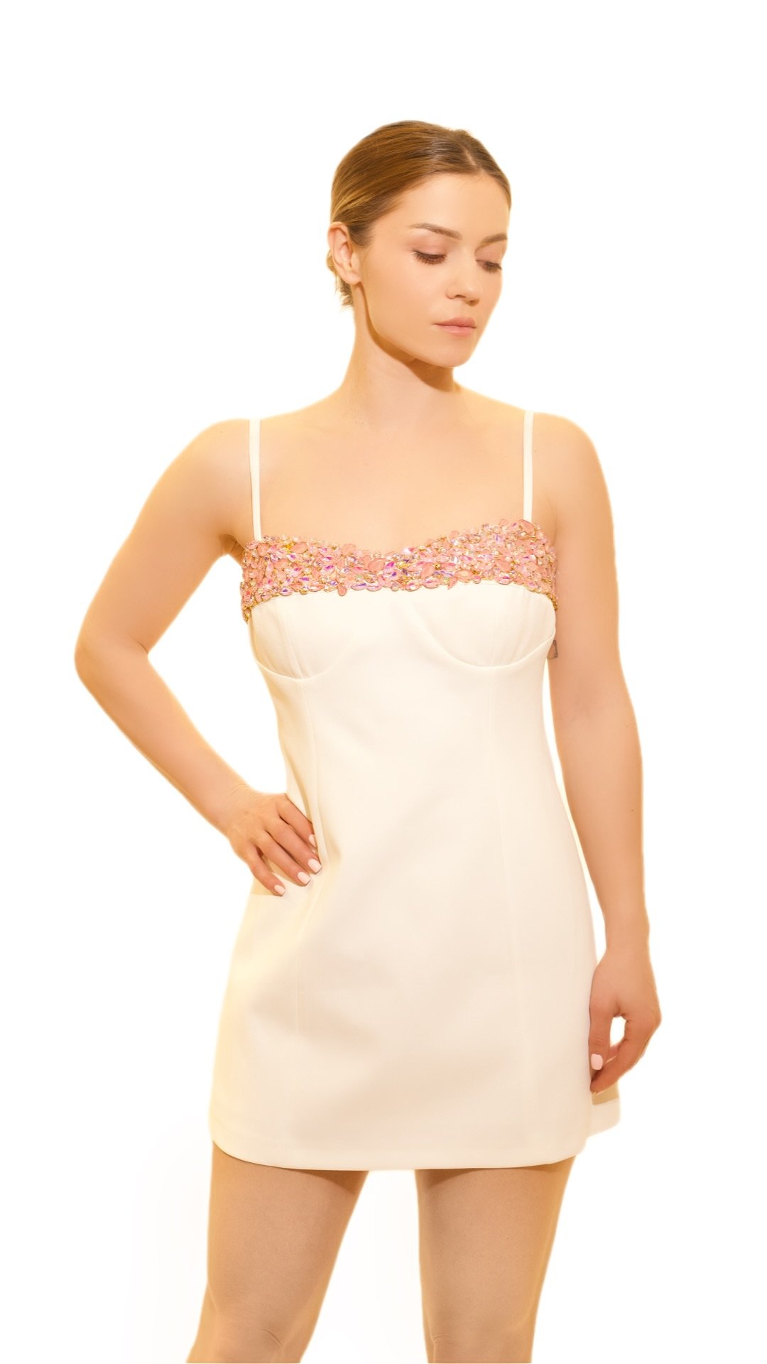 White Short Dress